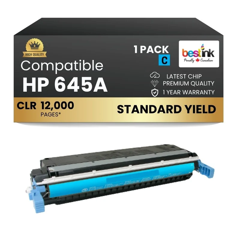 Compatible HP 645A C9731A Cyan Toner Cartridge