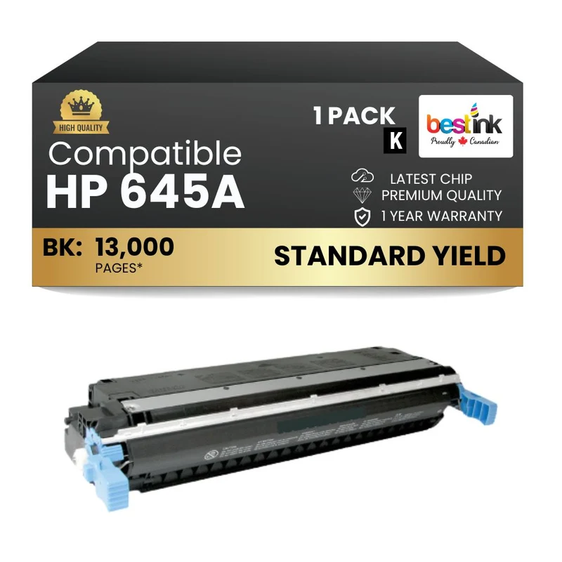 Compatible HP 645A C9730A Black Toner Cartridge