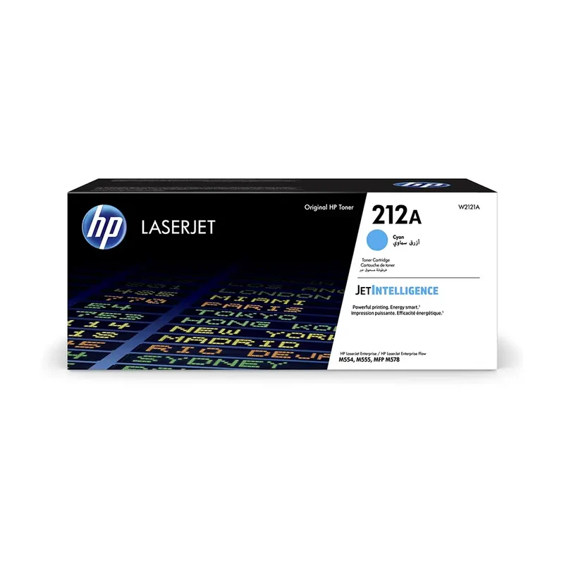 Cartouche de toner d'origine HP 212A cyan - W2121A