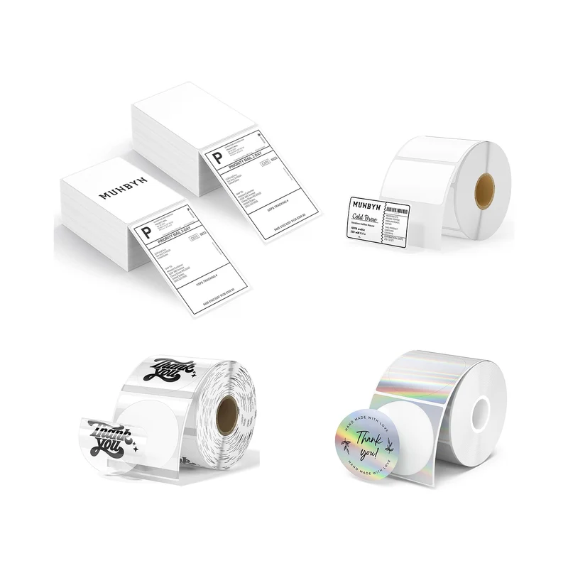 MUNBYN Premium-Business-Etiketten-Set für vielseitige Verpackungen
