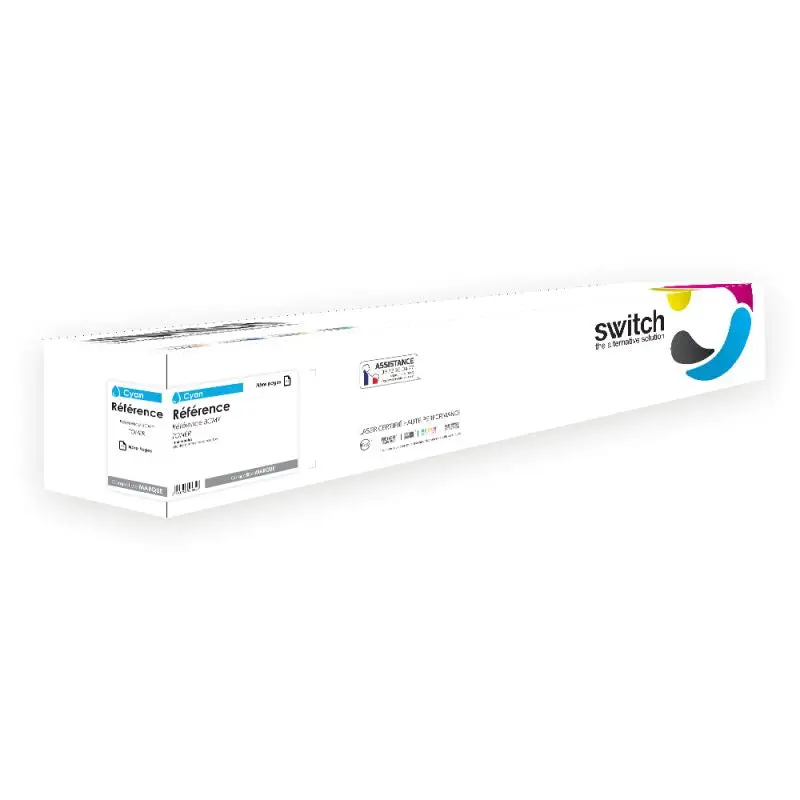 Xerox 7400 Toner Cyan compatible équivalent à 106R01077 · Switch