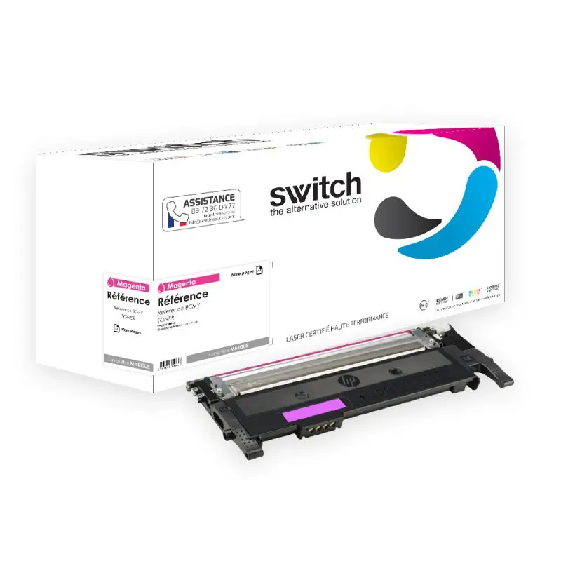 Samsung M406S Toner Magenta compatible équivalent à CLT-M406SELS · Switch