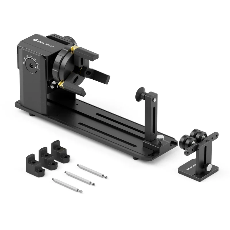 Sculpfun - Module rotatif RA Pro avec mandrin pour graveurs laser