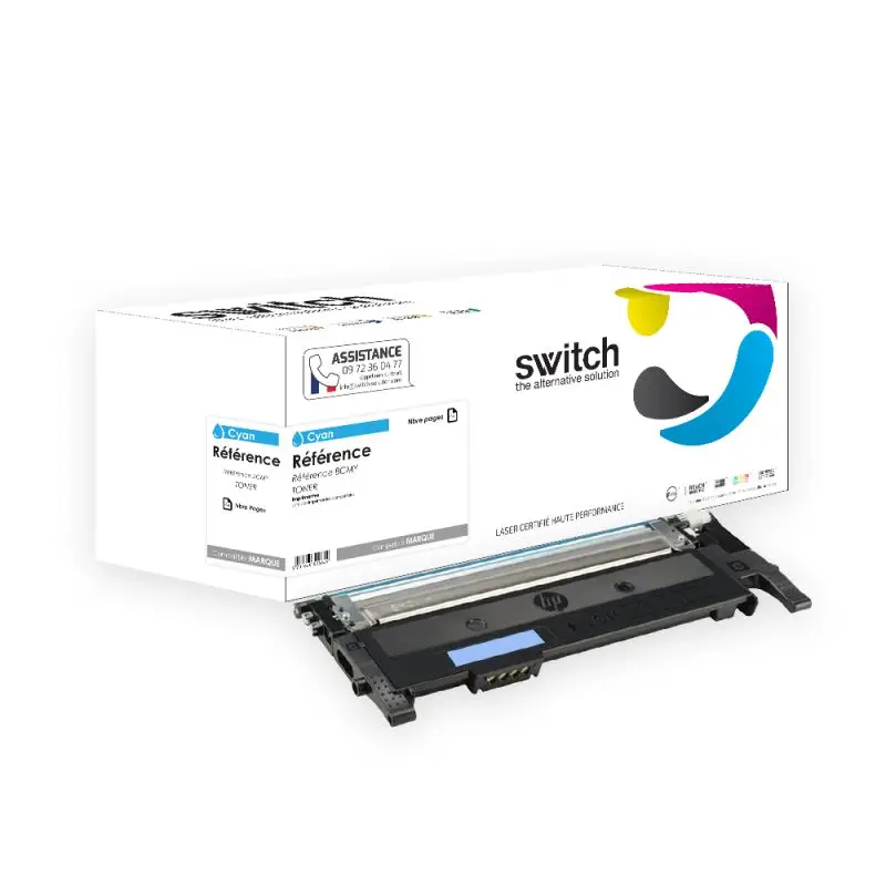 Samsung C4072S Toner Cyan compatible équivalent à CLT-C4072SELS · Switch