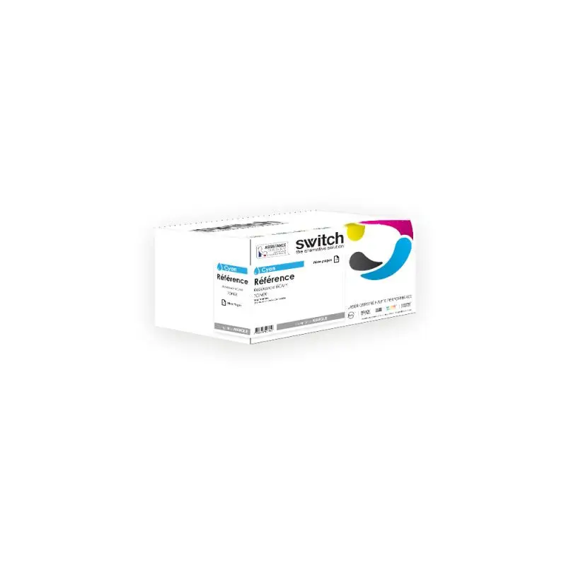 Samsung CLP-C300A Toner Cyan compatible équivalent à CLP-C300AELS · Switch