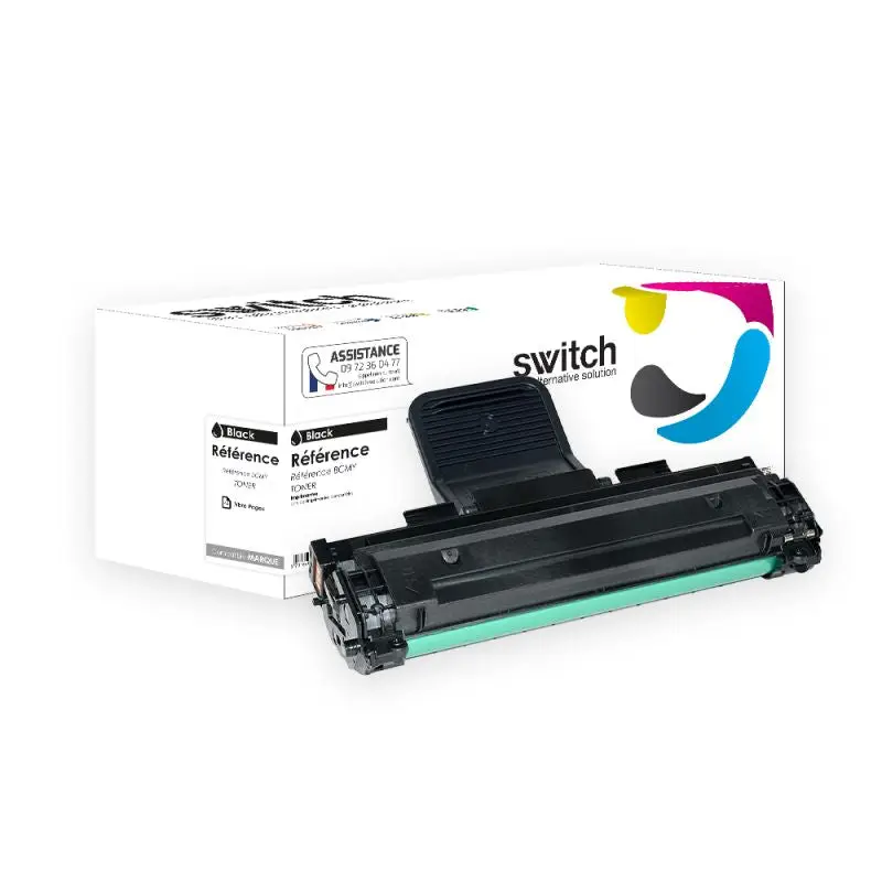 Samsung 117 Toner Noir compatible équivalent à MLT-D117SELS · Switch