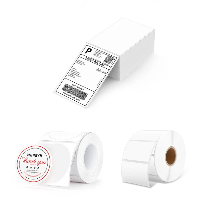 MUNBYN Kerze Produkt Etiketten-Kit für Individuelle Verpackung