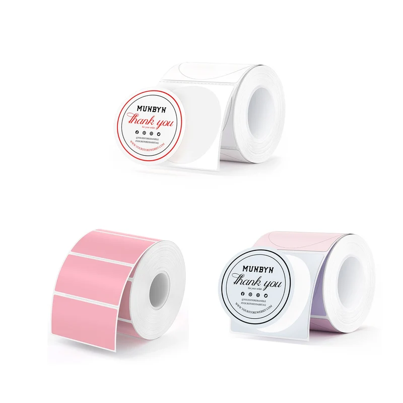 MUNBYN Bäckerei Produkt Etiketten-Kit für Individuelle Verpackung