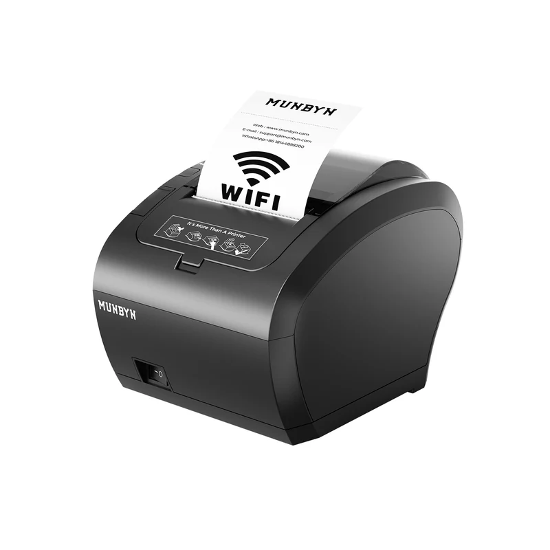 MUNBYN P047 80mm WiFi USB Bondrucker für POS-Kassen