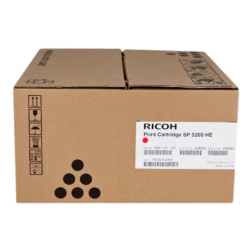 Cartouche de toner d'origine Ricoh SP 5200 HE noir - 821229