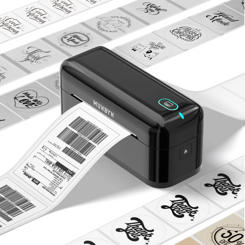 MUNBYN RW402B Bluetooth Thermodrucker für tägliche Versandetiketten