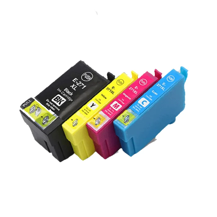 Pack 4 Cartouches Epson 27XL Réveil B/C/M/Y: WorkForce WF-3620, WF-7110, WF-7710