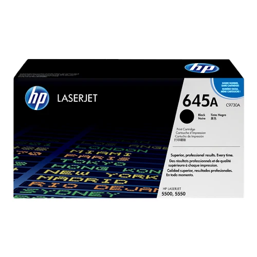 Cartouche de toner d'origine HP 645A noir - C9730A