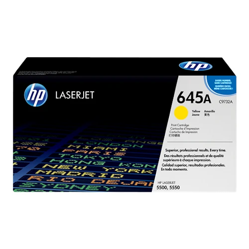 Cartouche de toner d'origine HP 645A jaune - C9732A