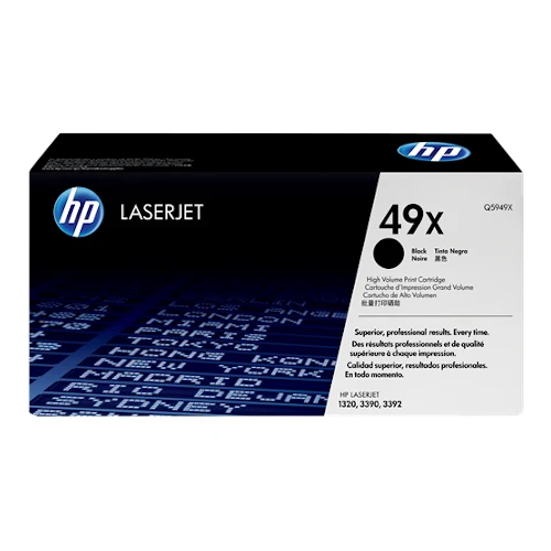 Cartouche de toner d'origine HP 49X noir - Q5949X