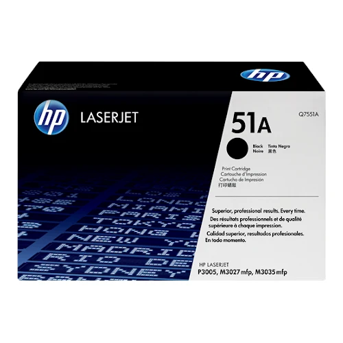 Cartouche de toner d'origine HP 51A noir - Q7551A