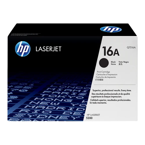 Cartouche de toner d'origine HP 16A noir - Q7516A