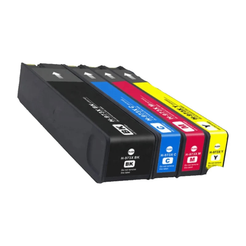 Pack 4 Cartouches HP 973 XL: PageWide Pro 452dw, 477dw