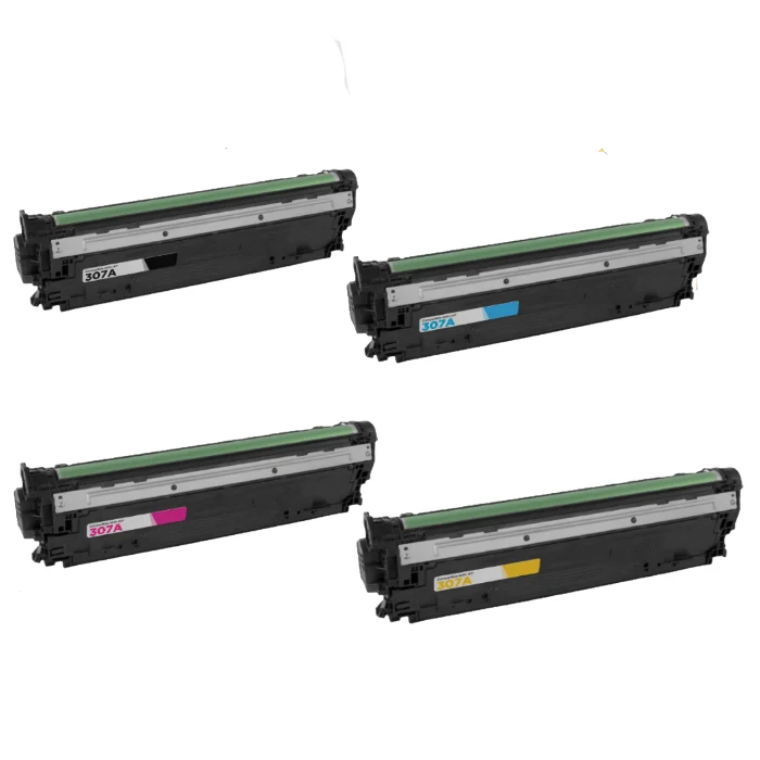 Pack 4 Toners HP 307A: Color LaserJet CP5225, CP5225 DN