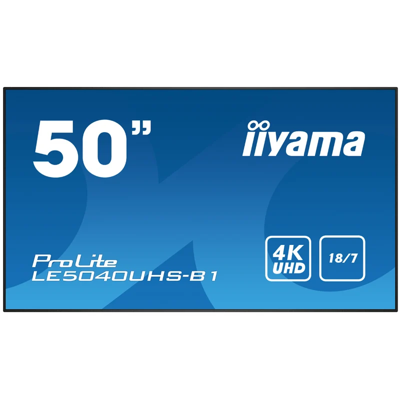 Écran dynamique (digital signage) 50 pouces iiyama Prolite - LE5040UHS-B1