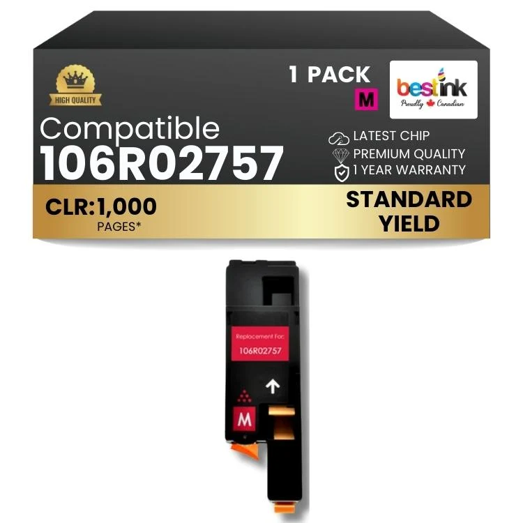 Compatible Xerox 106R02757 Magenta 1 Pack