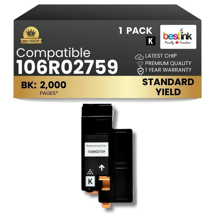 Compatible Xerox 106R02759 Black 1 Pack