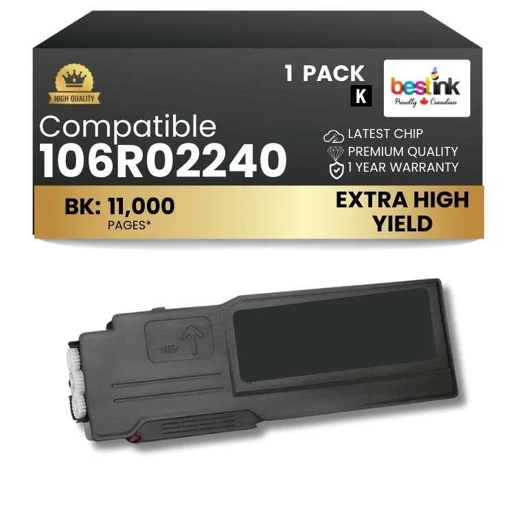 Compatible Xerox 106R02240 Black Extra High Yield 1 Pack