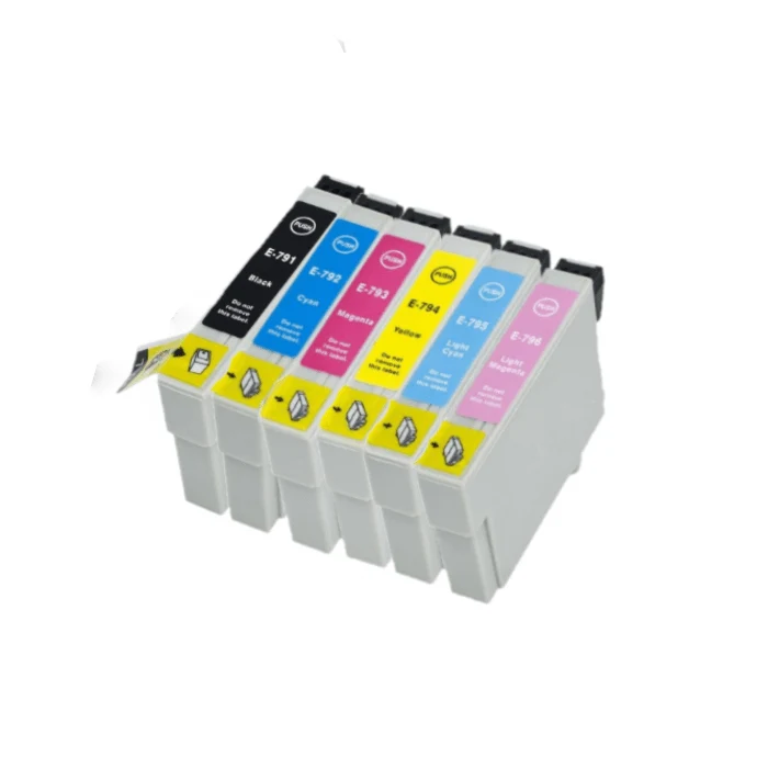 Pack 6 Cartouches Epson T0797 (Hibou) — Stylus Photo 1400, P50, PX650