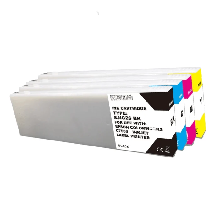 Pack 4 Cartouches Epson SJIC26P: ColorWorks C7500