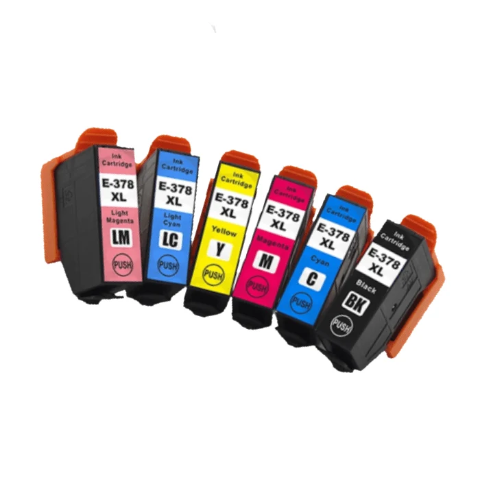 Pack 6 Cartouches Epson 378XL (Écureuil) — Expression Photo XP-8500, XP-8505, XP-15000