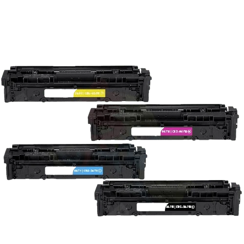 Pack 4 Toners Canon 067H Noir Cyan Magenta Jaune — i-SENSYS MF651Cw, MF655Cdw