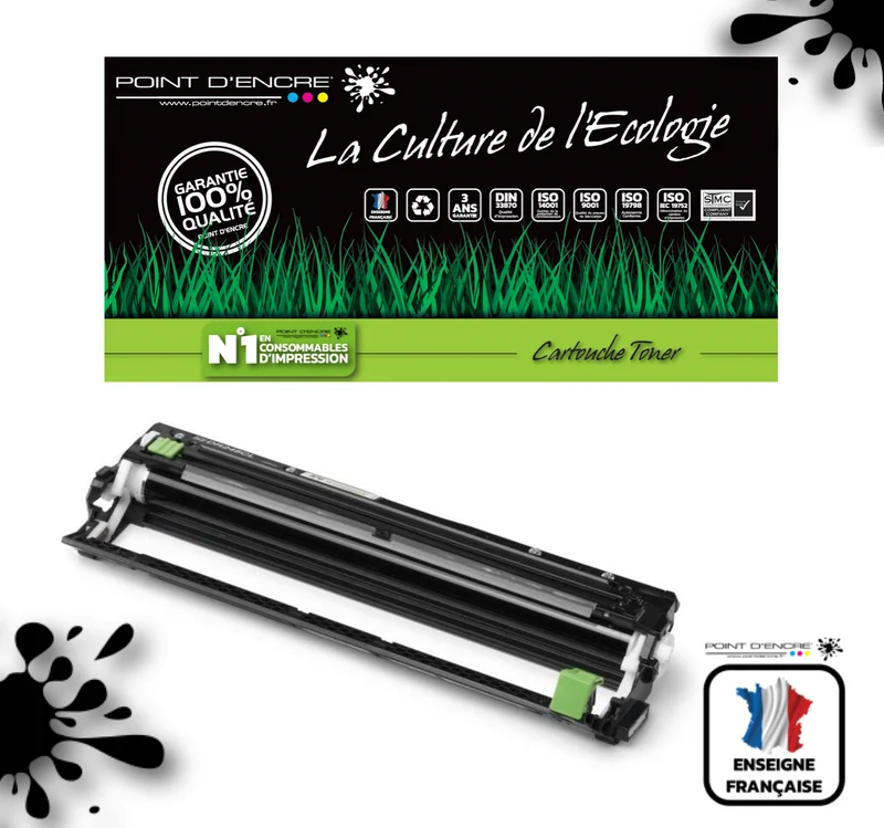DR248CL - TAMBOUR - Grande capacité Marque Francaise POINT D'ENCRE pour Imprimantes compatibles Brother (clbr)