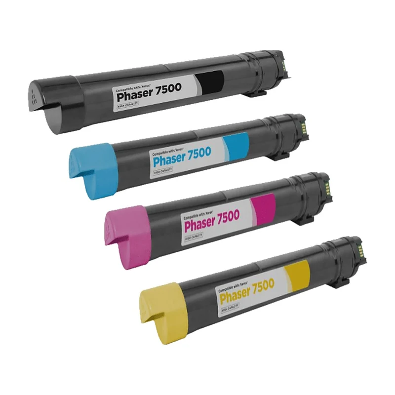 Pack 4 Toners Xerox Phaser 7500: Phaser 7500 DN, 7500 N