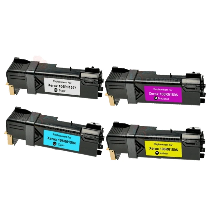 Pack de 4 toners laser Xerox Phaser 6500/6505 compatible