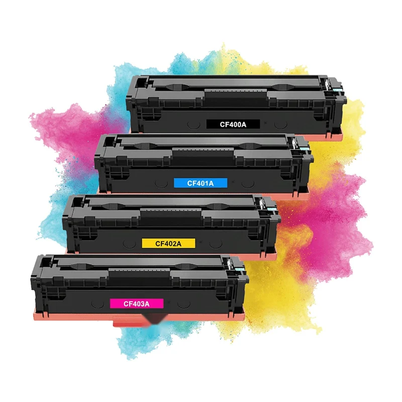Pack 4 Toners HP 201A B/C/M/J: Color LaserJet Pro M252dw, M277dw