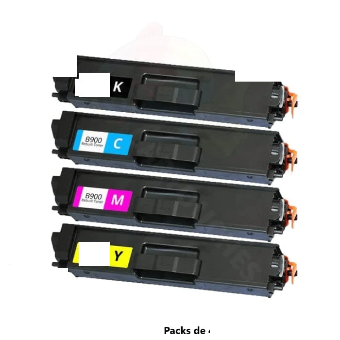 Packs de 4 Toners Brother TN 900 Brother ( MFC-L 9500 Series ..... ) Compatible