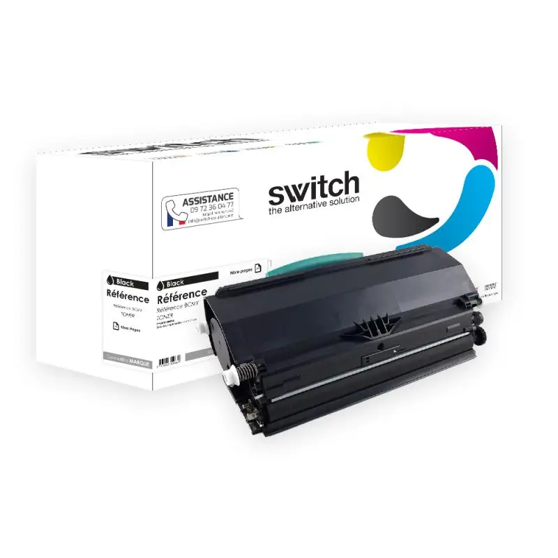 Lexmark E317 Toner Noir compatible équivalent à 051B00A0, 051B2000 · Switch