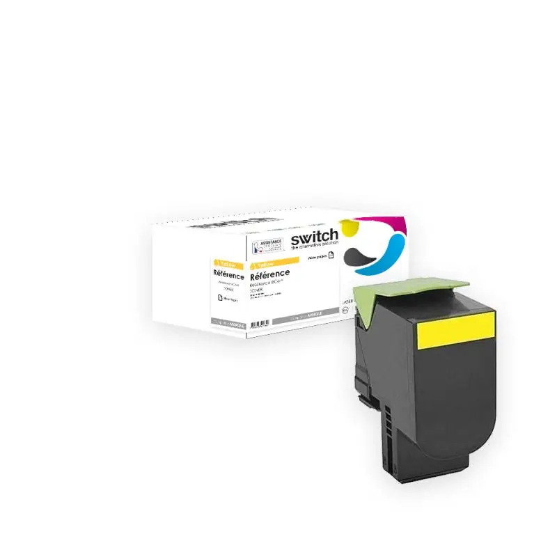 Lexmark 242X Toner Jaune compatible équivalent à C242XY0 · Switch