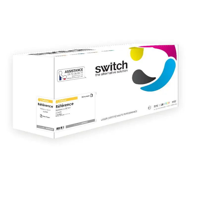 Kyocera Mita TK-570 Toner Jaune compatible équivalent à 1T02HGAEU0 · Switch