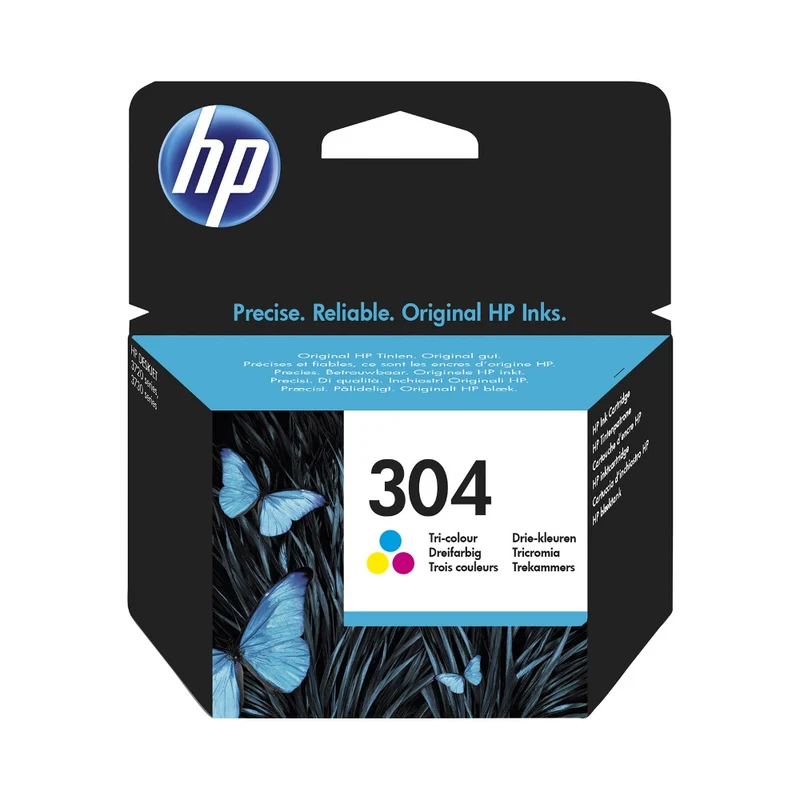 Cartouche d'encre couleur d'origine HP 304 - N9K05AE