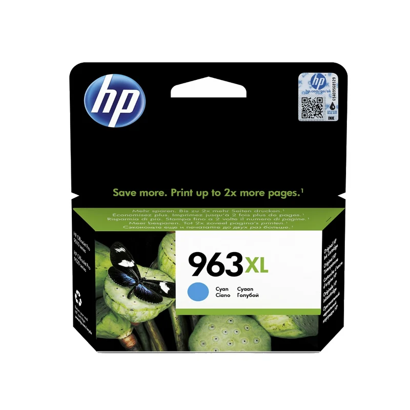 Cartouche d'encre couleur d'origine HP 963XL cyan - 3JA27AE