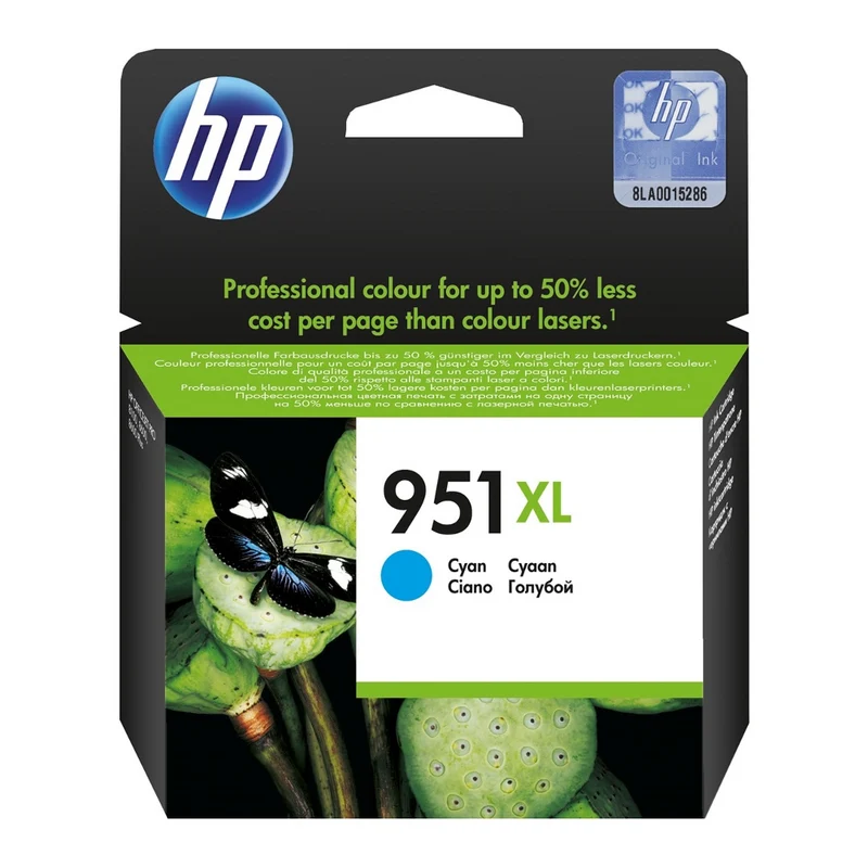 Cartouches d'encre cyan d'origine HP 951XL - CN046AE