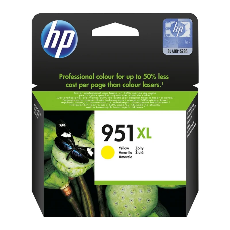 Cartouches d'encre jaune d'origine HP 951XL - CN048AE