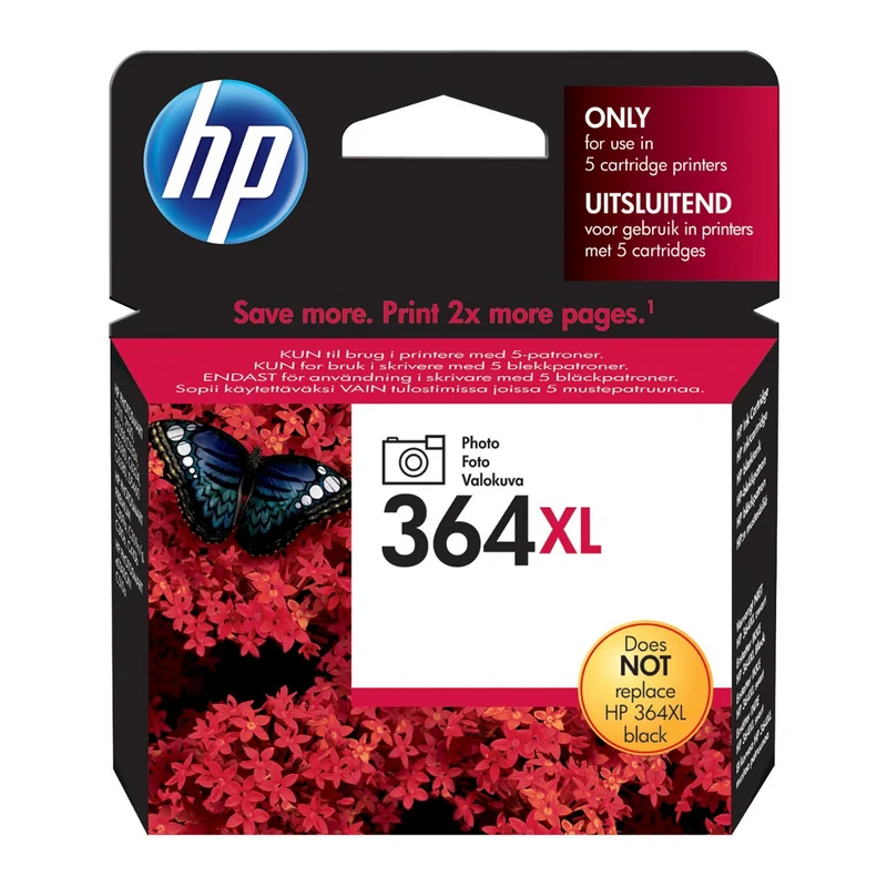 Cartouches d'encre magenta d'origine HP 364XL - CB322EE