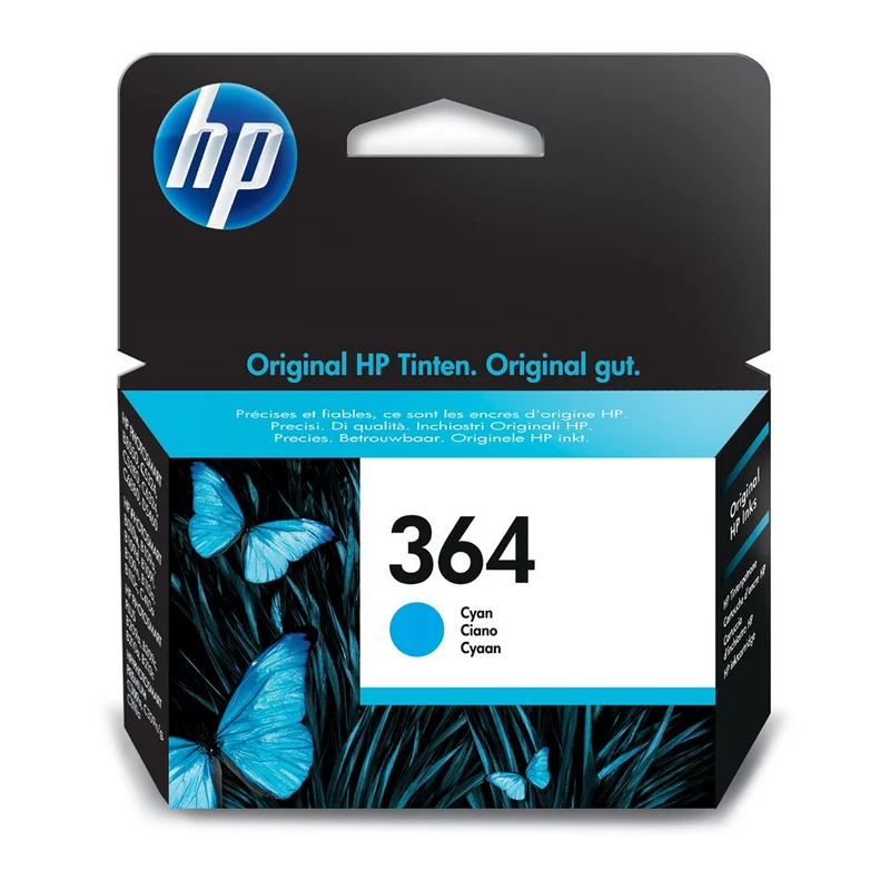Cartouches d'encre cyan d'origine HP 364 - CB318EE
