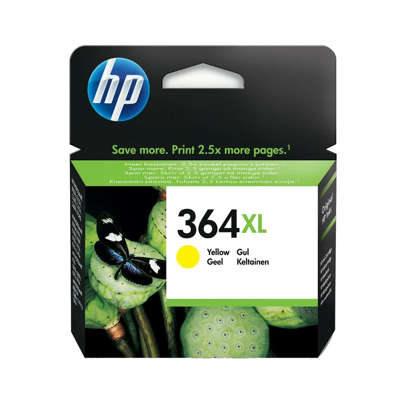 Cartouches d'encre jaune d'origine HP 364XL - CB325EE