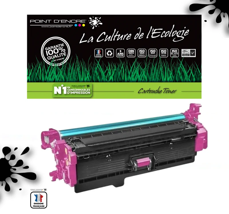 201X / CF400X - MAGENTA - Grande capacité Marque Francaise POINT D'ENCRE pour Imprimantes compatibles HP (clhp)