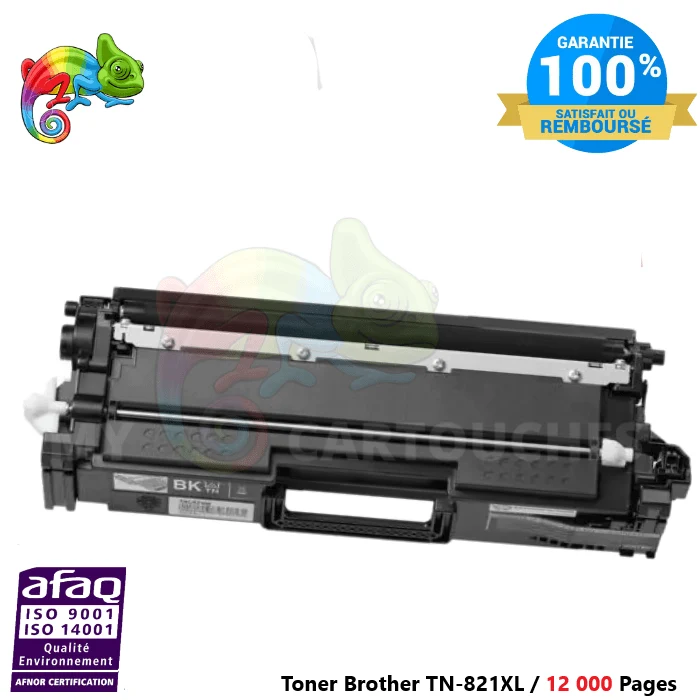 Toner Laser Noir Pour Brother TN-821XL Brother Compatible ( HL-L 9470 CDNT.... )
