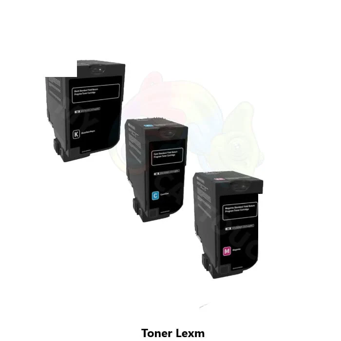 Pack 4 Toners Lexmark CS720 / CS725 / CX725 BCMY