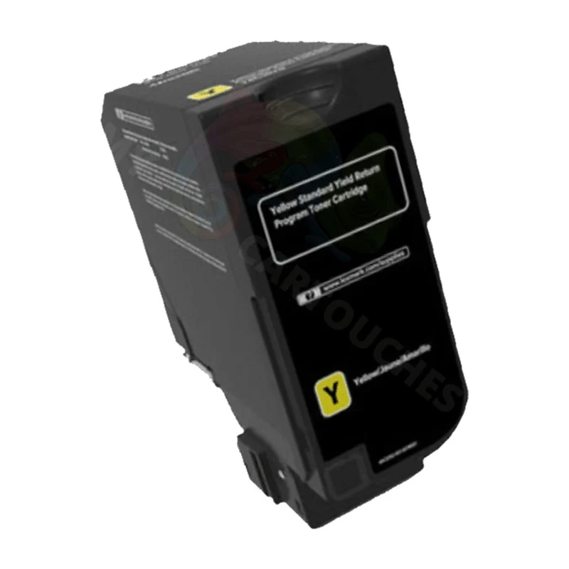 Toner Yellow Laser Compatible pour Lexmark CS720 / CS725 / CX725 ( 74C2SY0 )